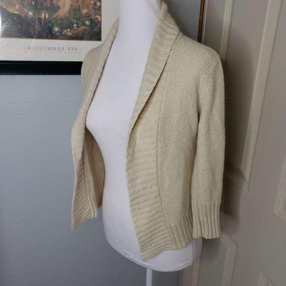 Fossil Sweaters - Fossil Cardigan Sweater Size Small Ramie Angora
